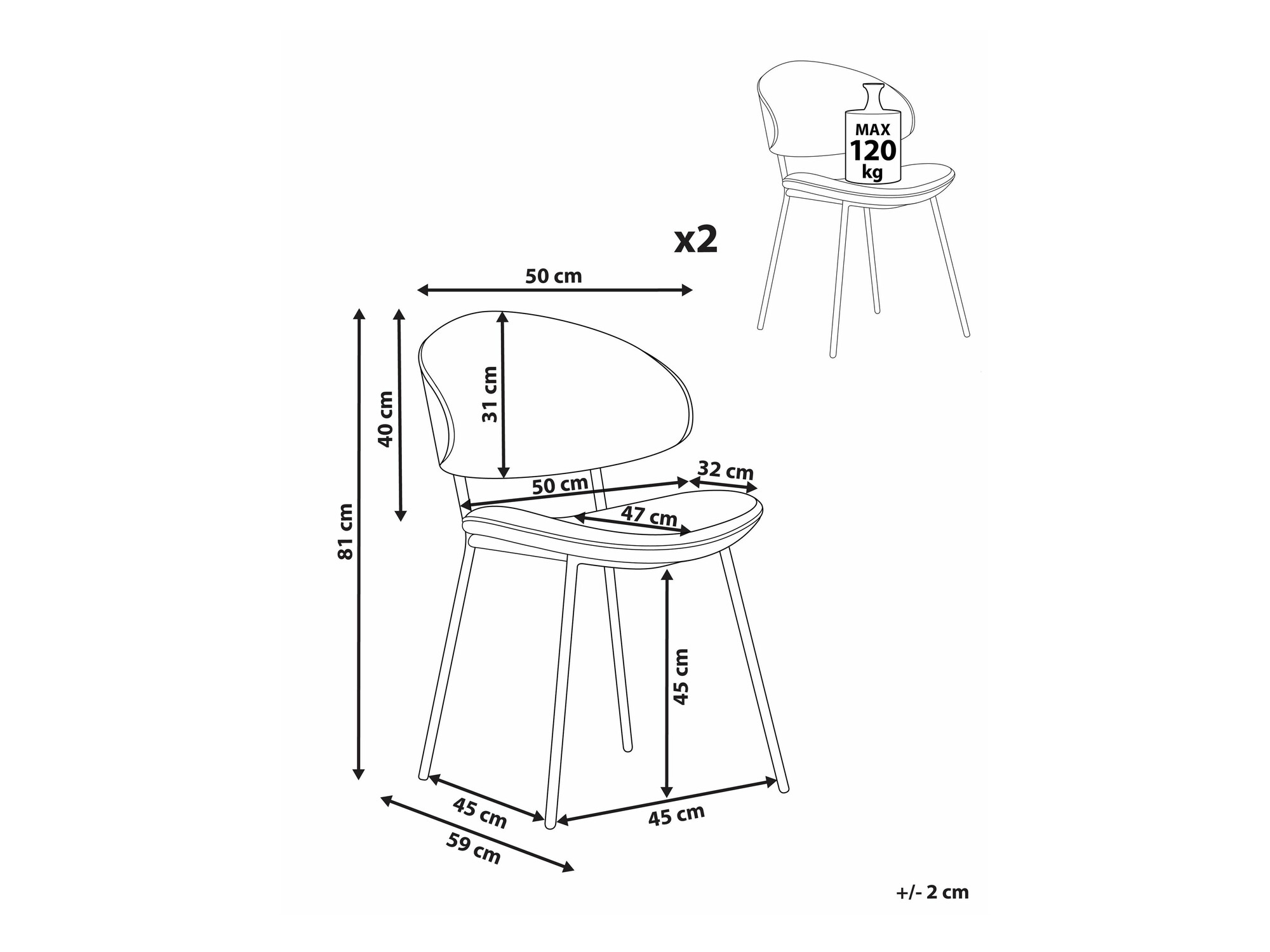 Стол комплект Berwyn 2115 (Сметана)