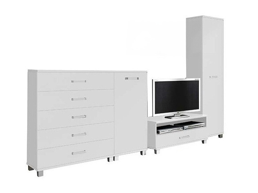 Комплект за хол Cirevau 145 (Бял)