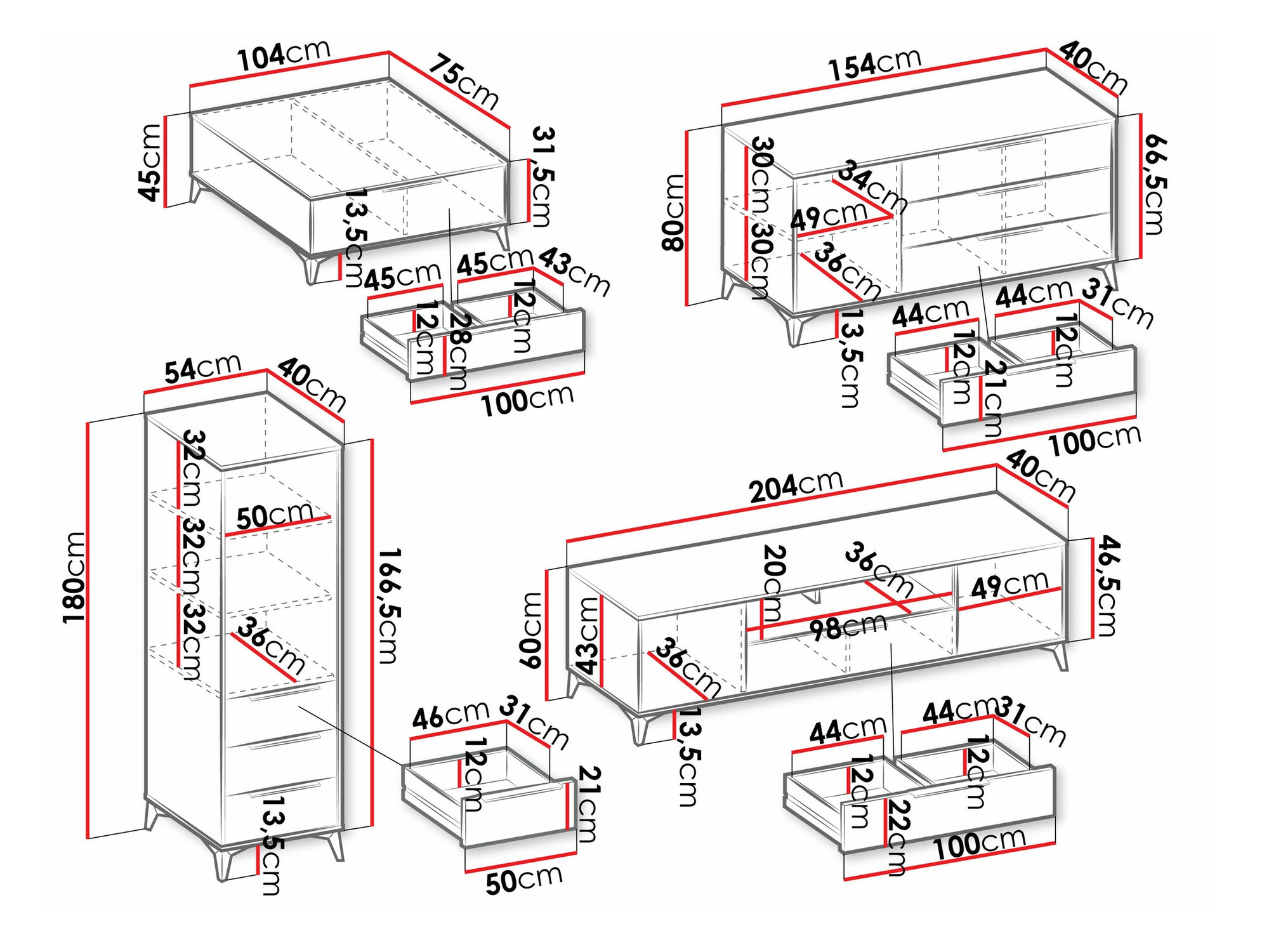 Комплект за хол Comfivo Citrus