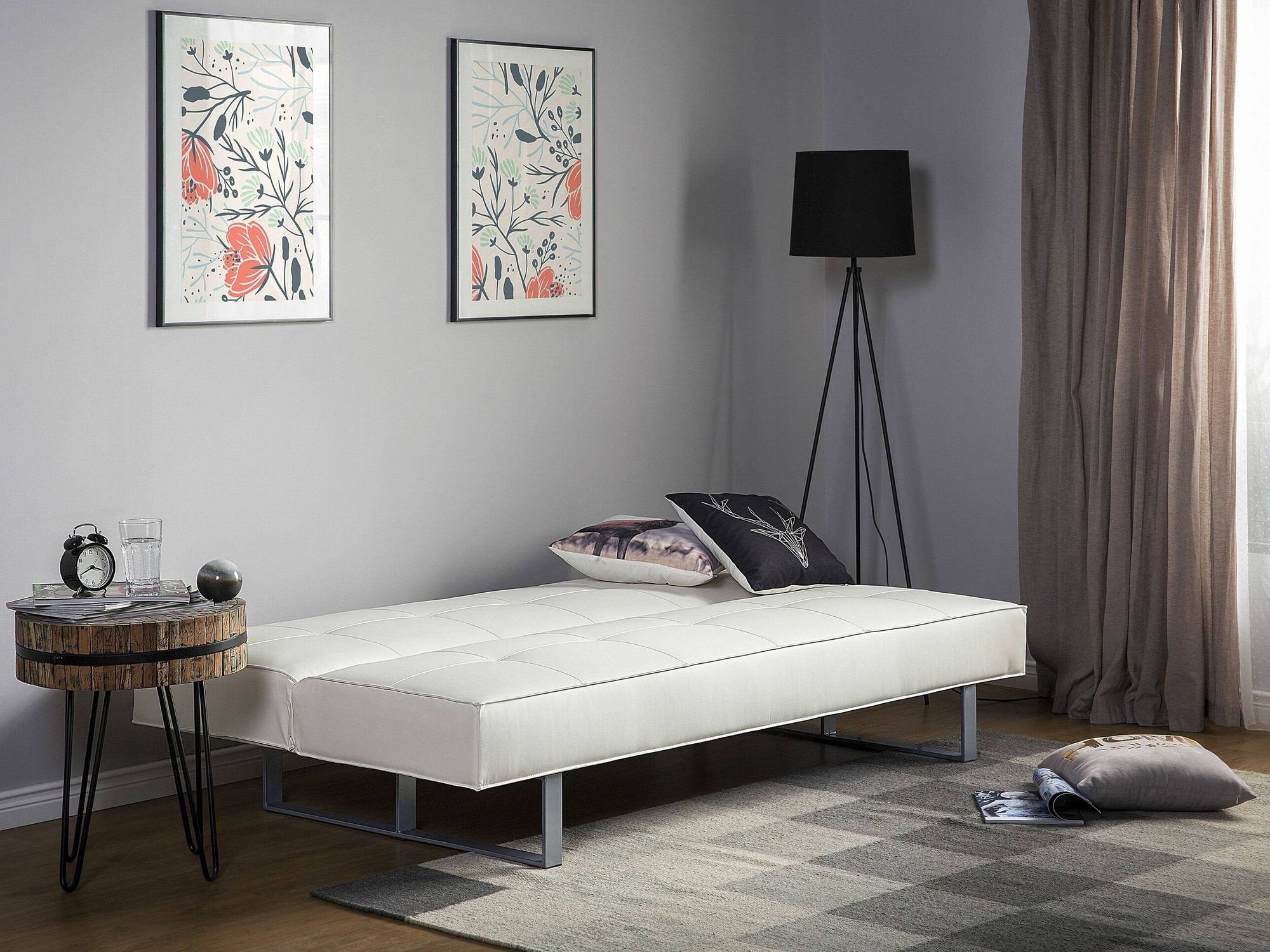 Разтегателен диван Berwyn 2120 (Бял)