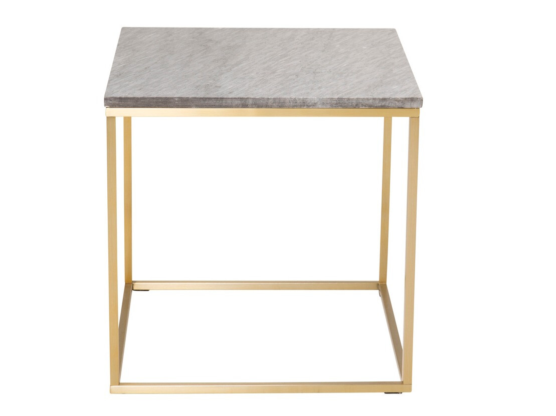 Масичка за кафе Dallas 178 (Черен мрамор + Месинг)