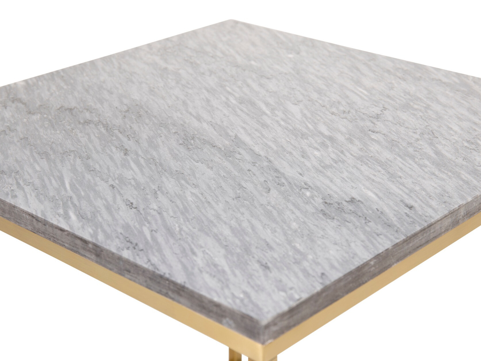 Масичка за кафе Dallas 178 (Черен мрамор + Месинг)