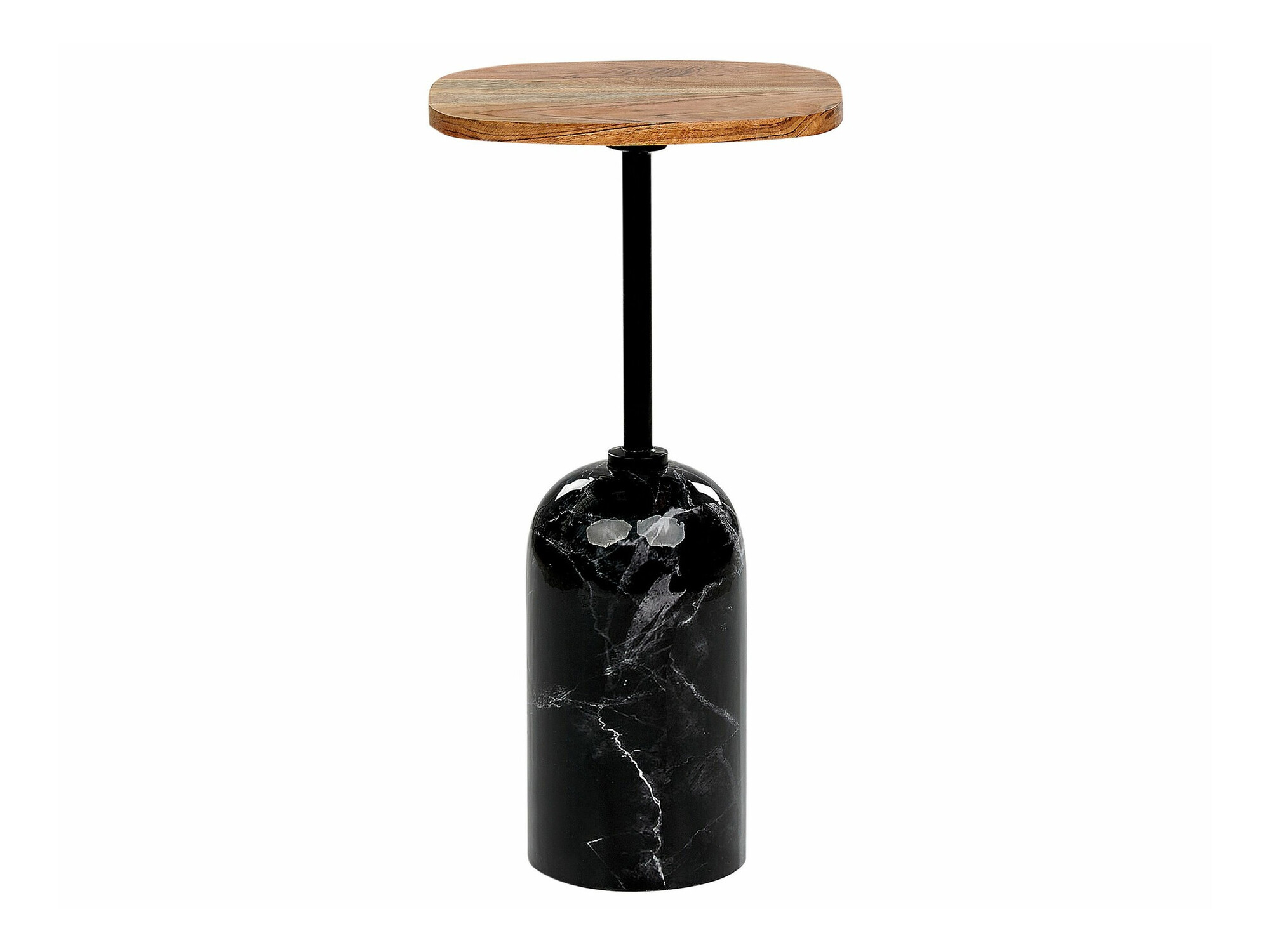 Помощна масичка Berwyn 2127 (Черен + Ярък дърво)