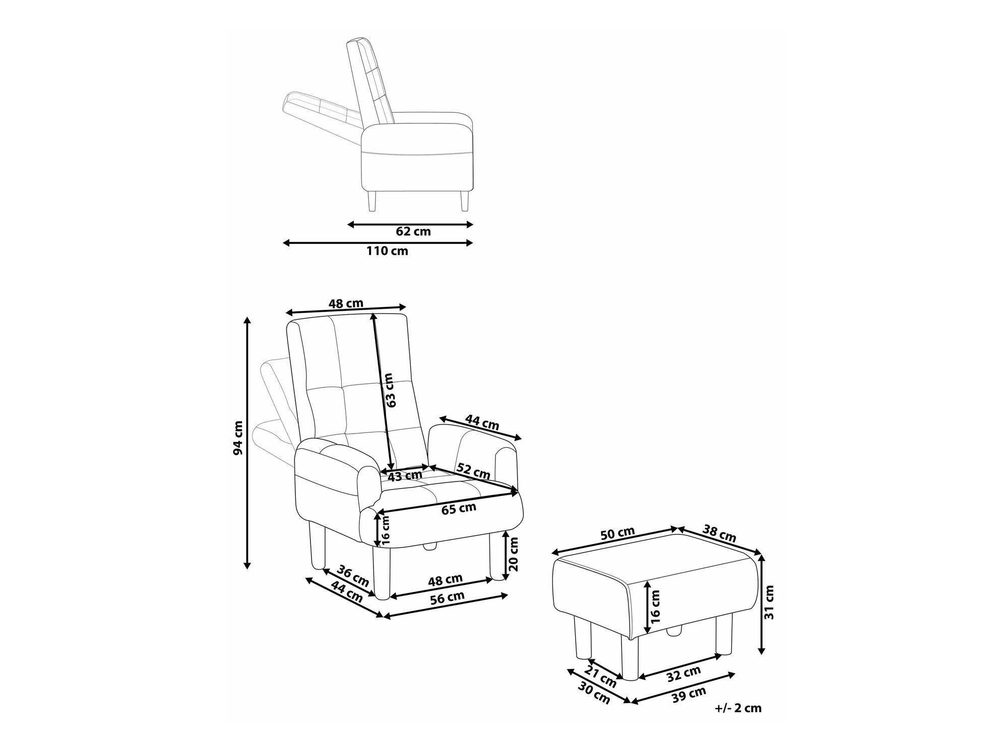 Фотьойл Berwyn 1400 (Сметана)