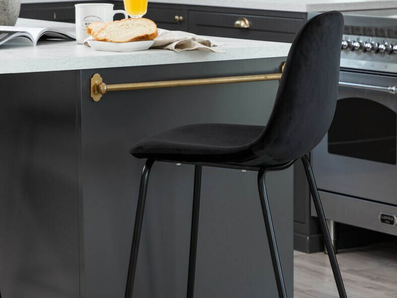 Бар стол Dallas 251 (Черен)