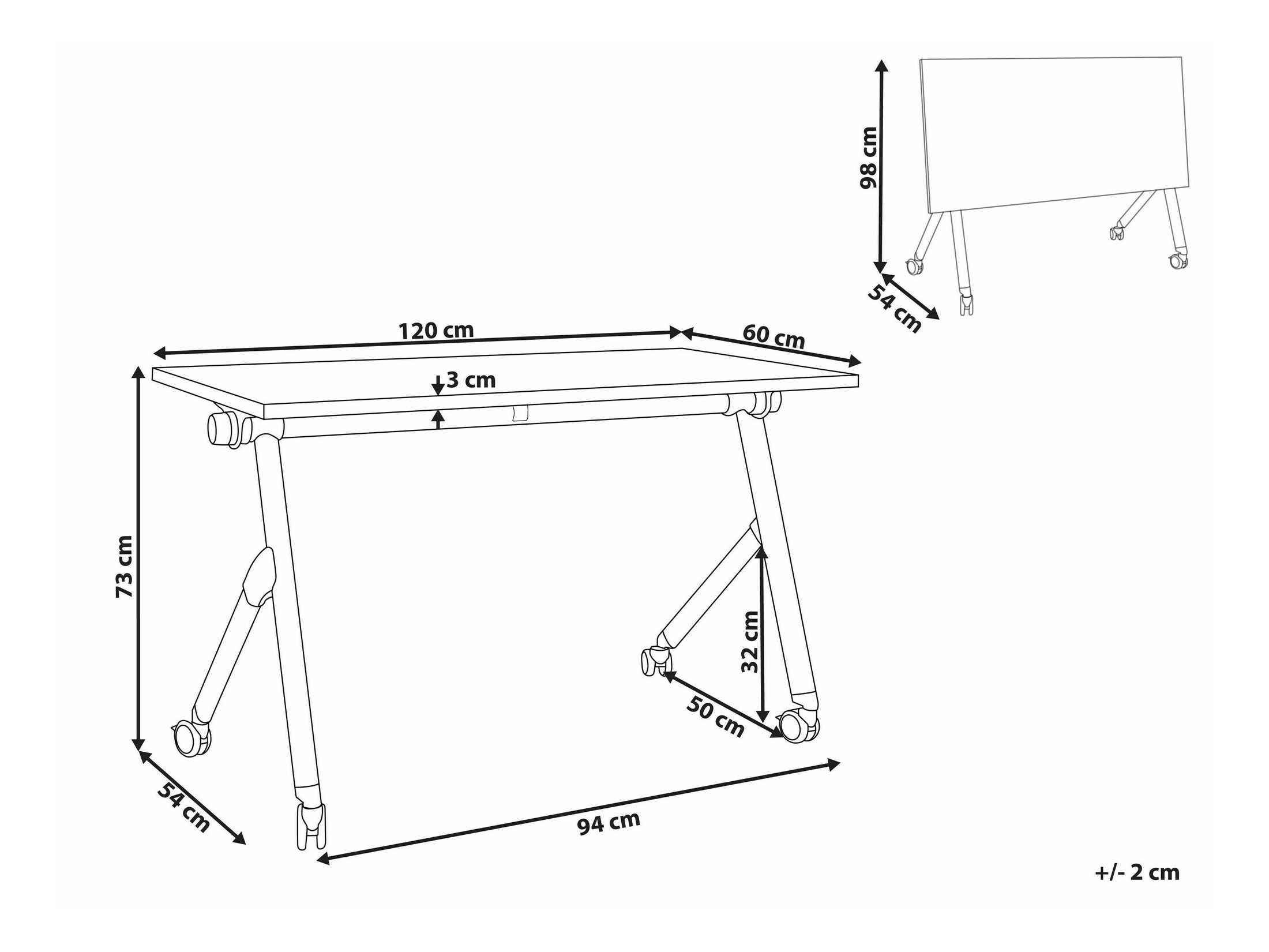 Офис бюро Berwyn 2138 (Ярък дърво)
