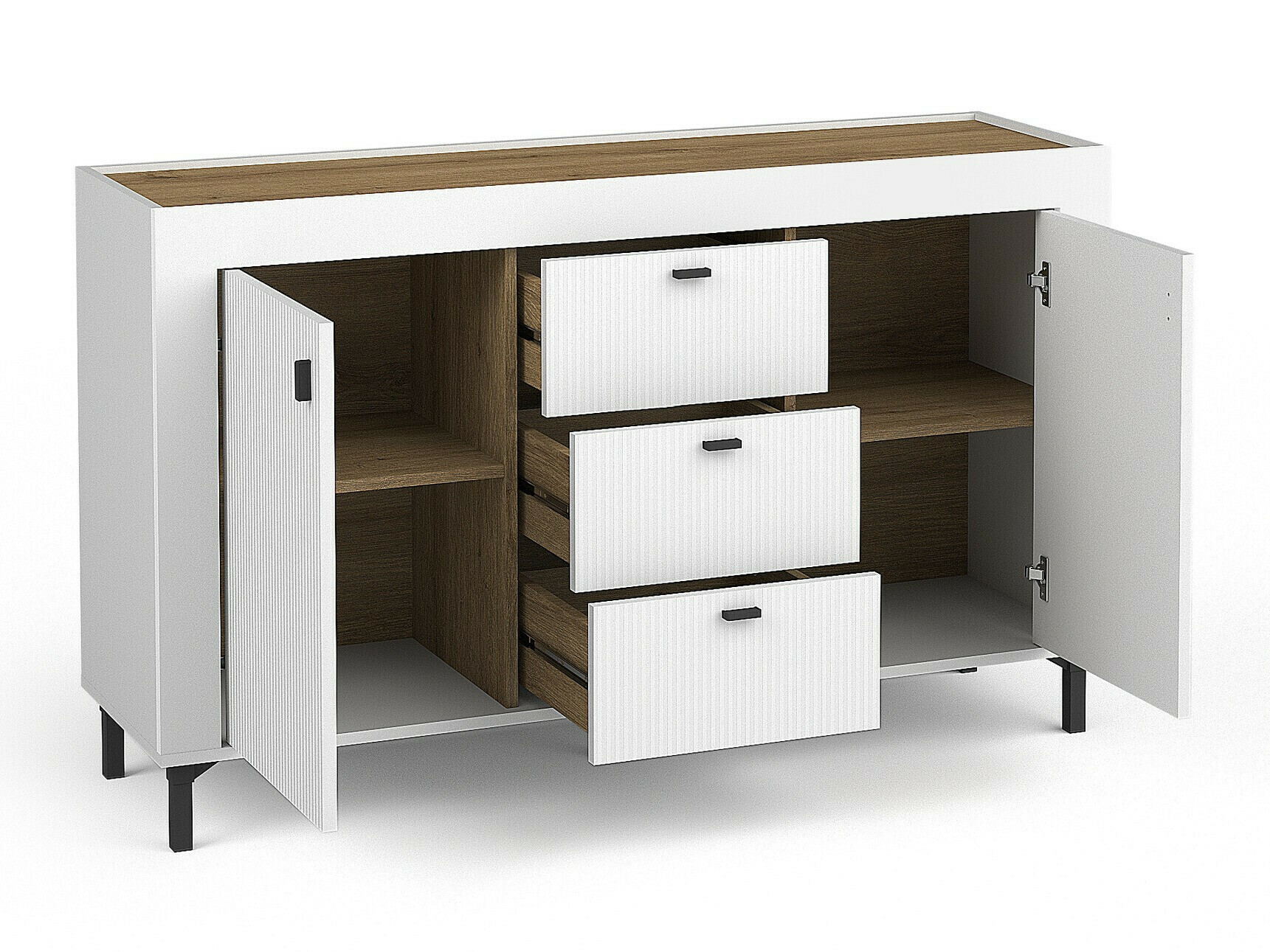 Комплект за хол Mormavu 114 (Матов бял)