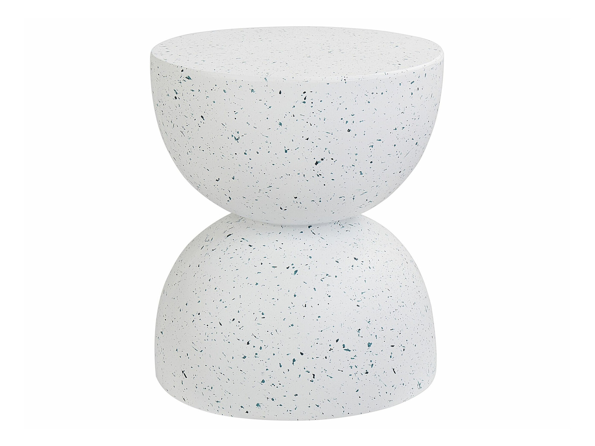 Помощна масичка Berwyn 2143 (Бял + Terazzo)