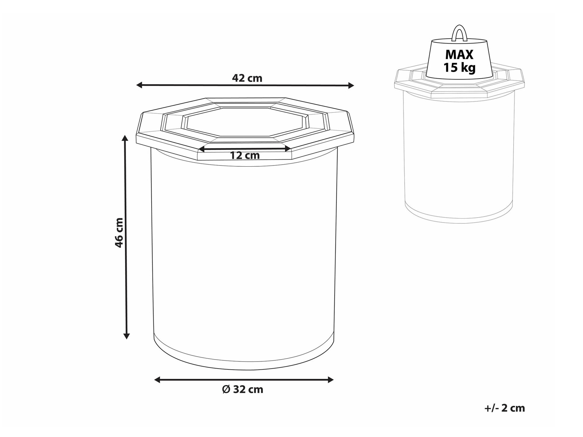 Помощна масичка Berwyn 2151