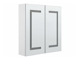 Шкаф за баня с огледало Berwyn 2153 (Бял)