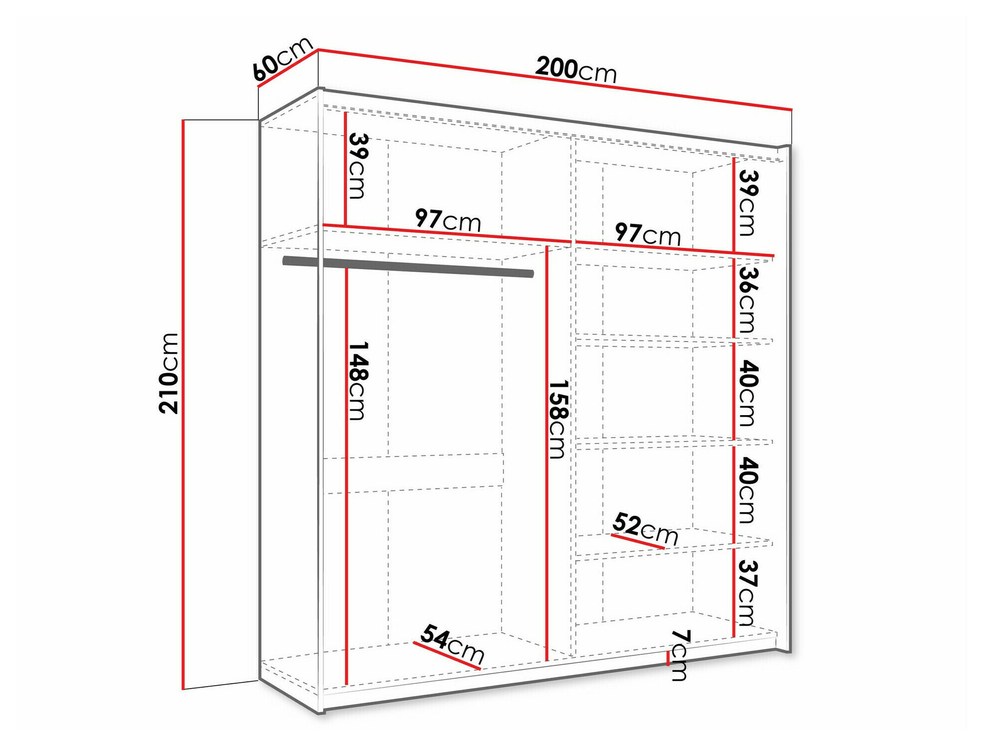 Гардероб Comfivo Granium II