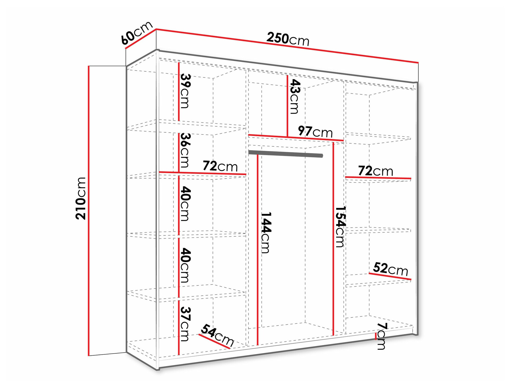 Гардероб Comfivo Granium III