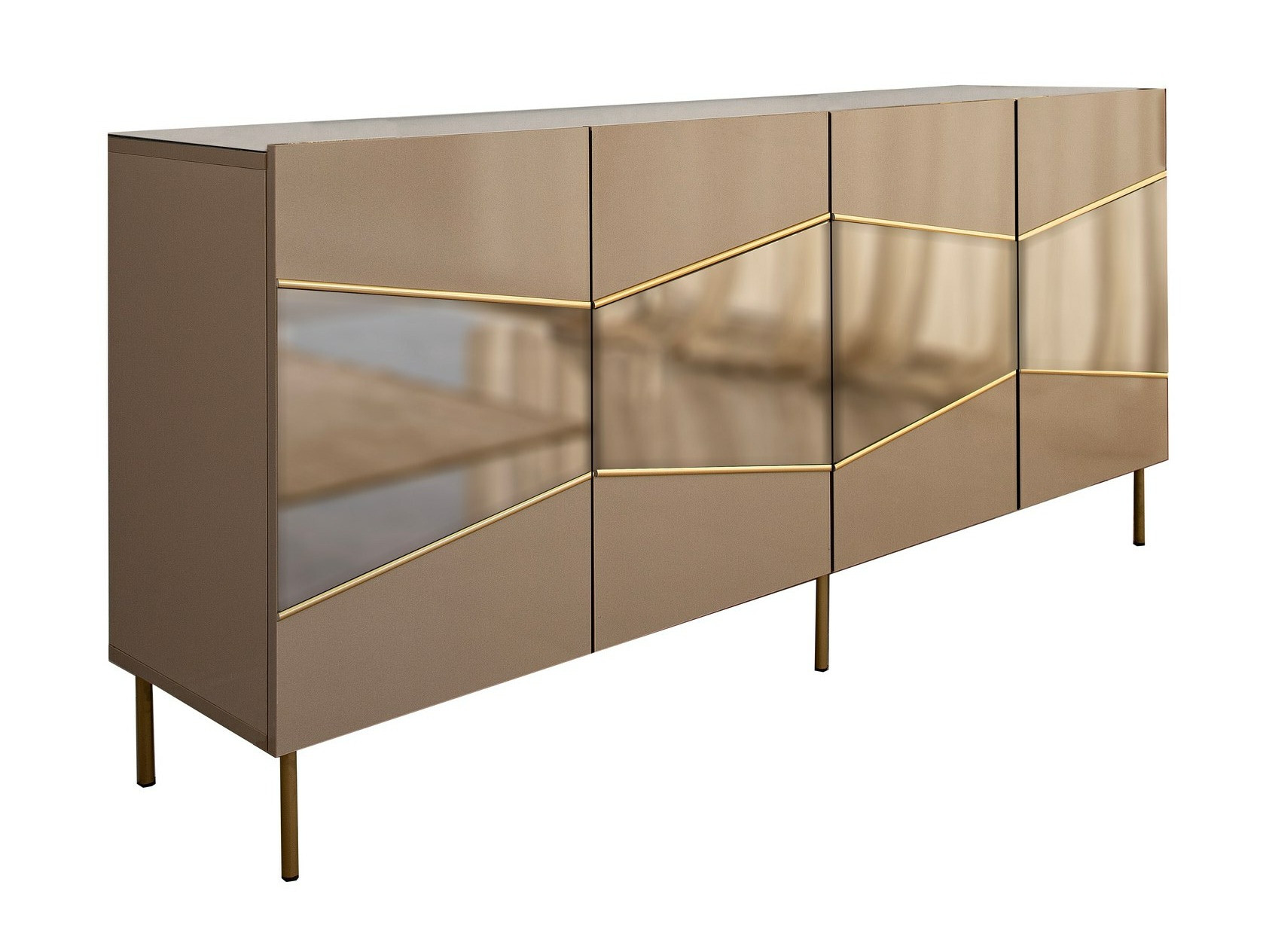 Шкаф Kailua 2210 (Бежов + Златно)