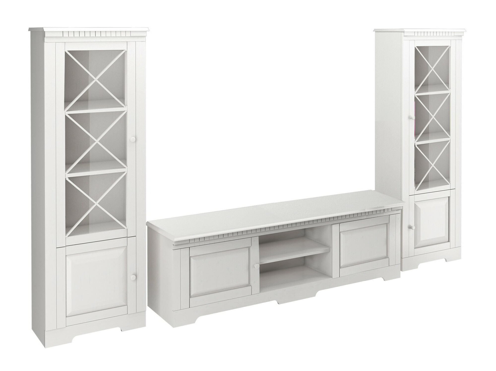 Комплект за хол Cavfelo 112 (Бял)