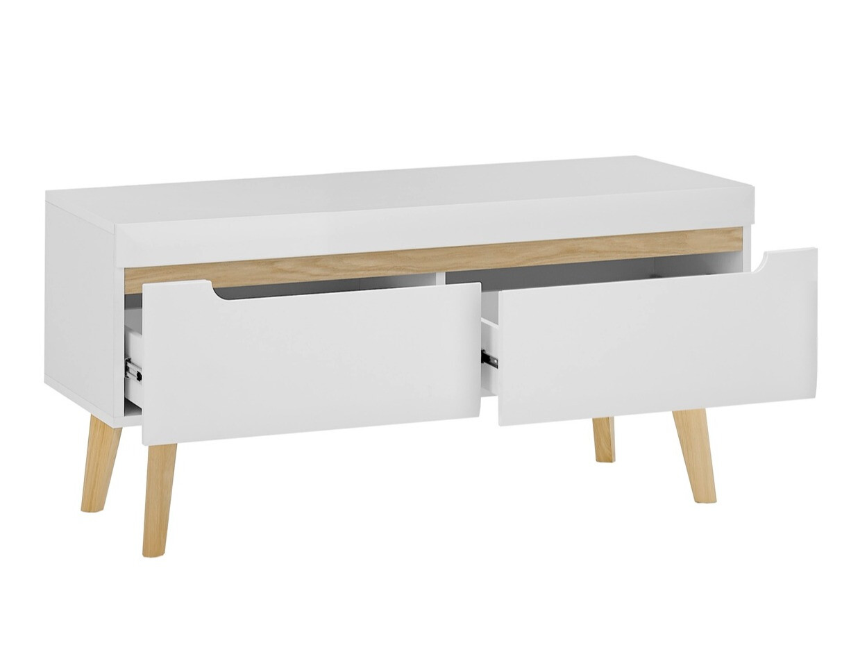 ТВ шкаф Vircava 102 (Бял)