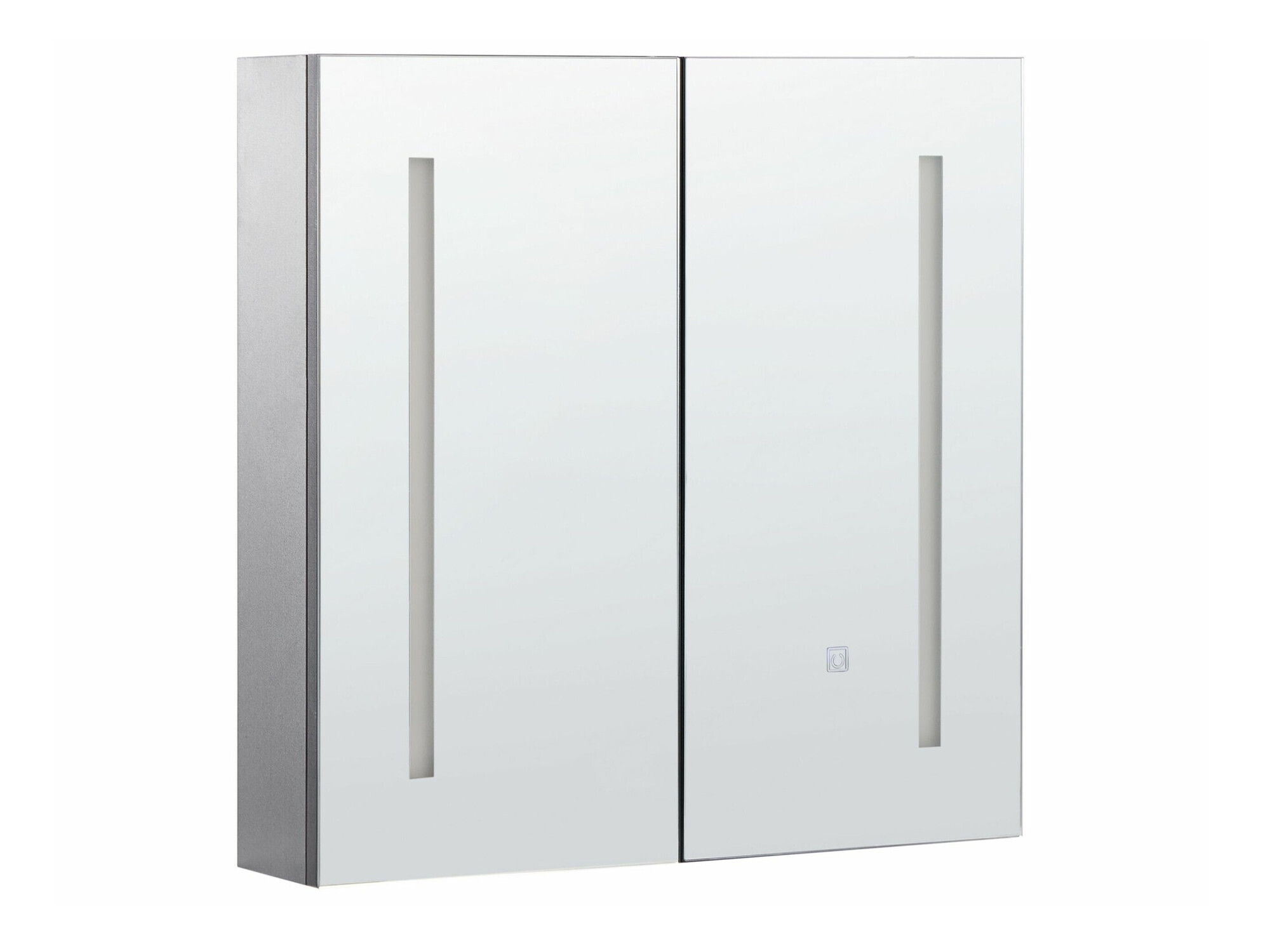 Шкаф за баня с огледало Berwyn 2163 (Черен)