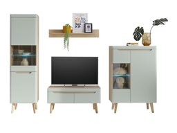 Комплект за хол Vircava 111 (Светло зелено)