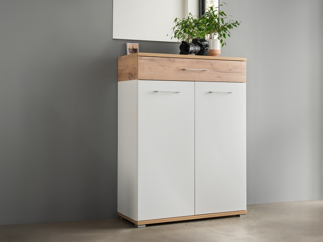 Скрин Nuveno 100 (Бял + Navarra дъб)