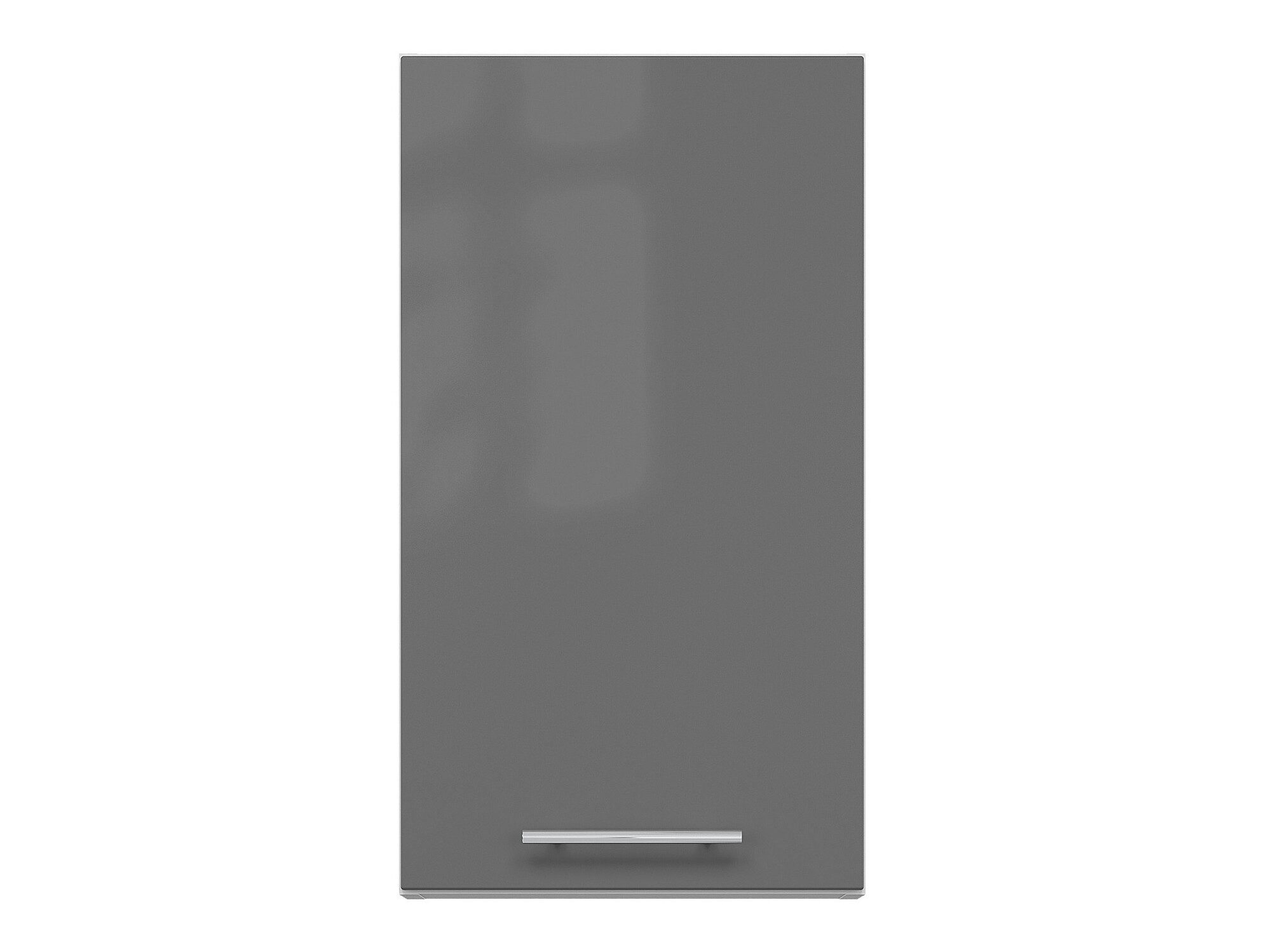 Модулен окачен шкаф Glossy Grey 101
