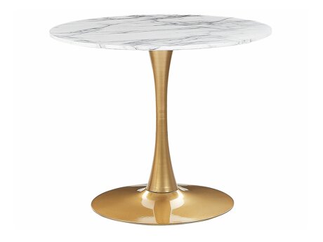 Маса Berwyn 2174 (Златно + Бял мрамор)