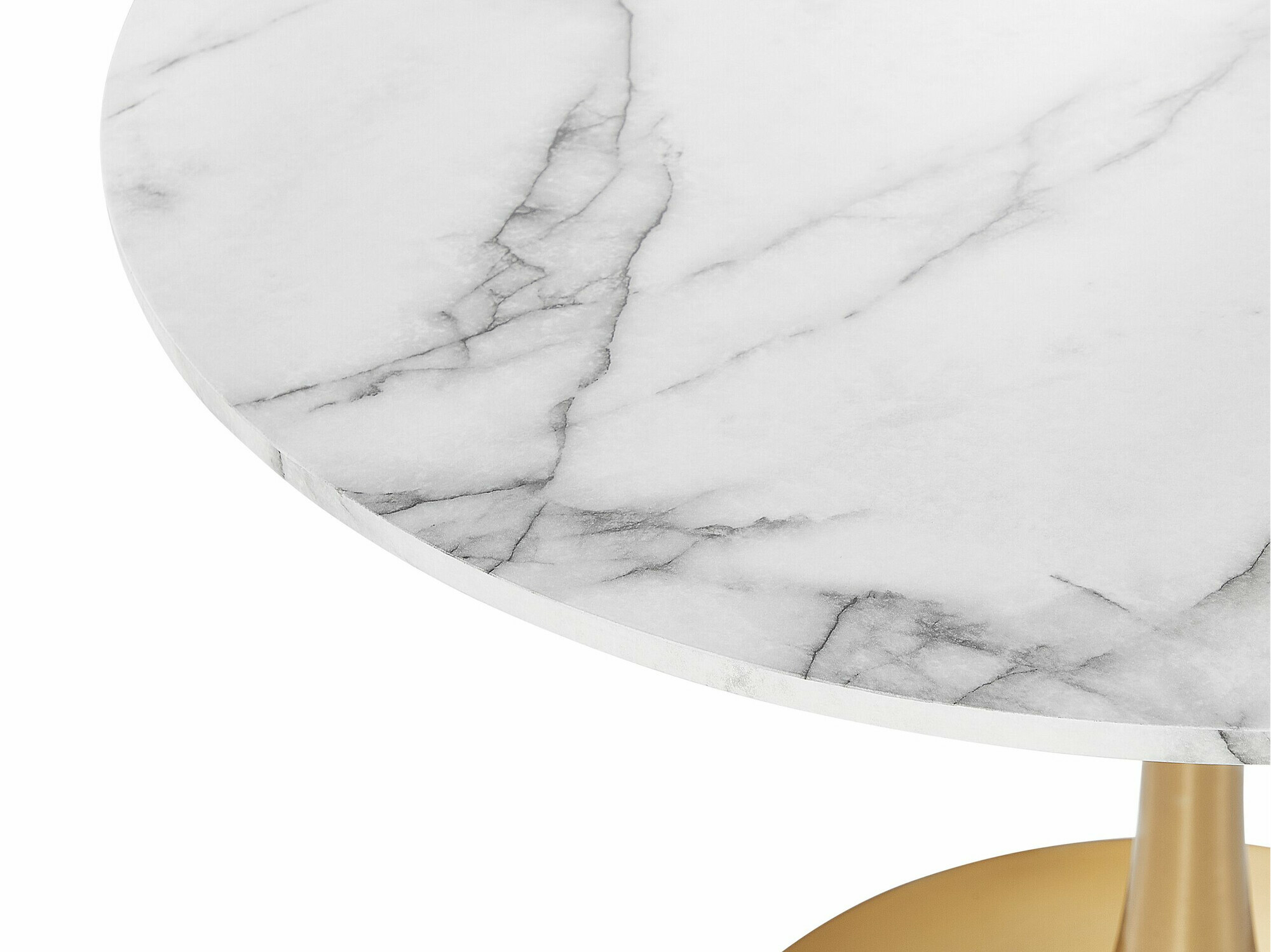 Маса Berwyn 2174 (Златно + Бял мрамор)