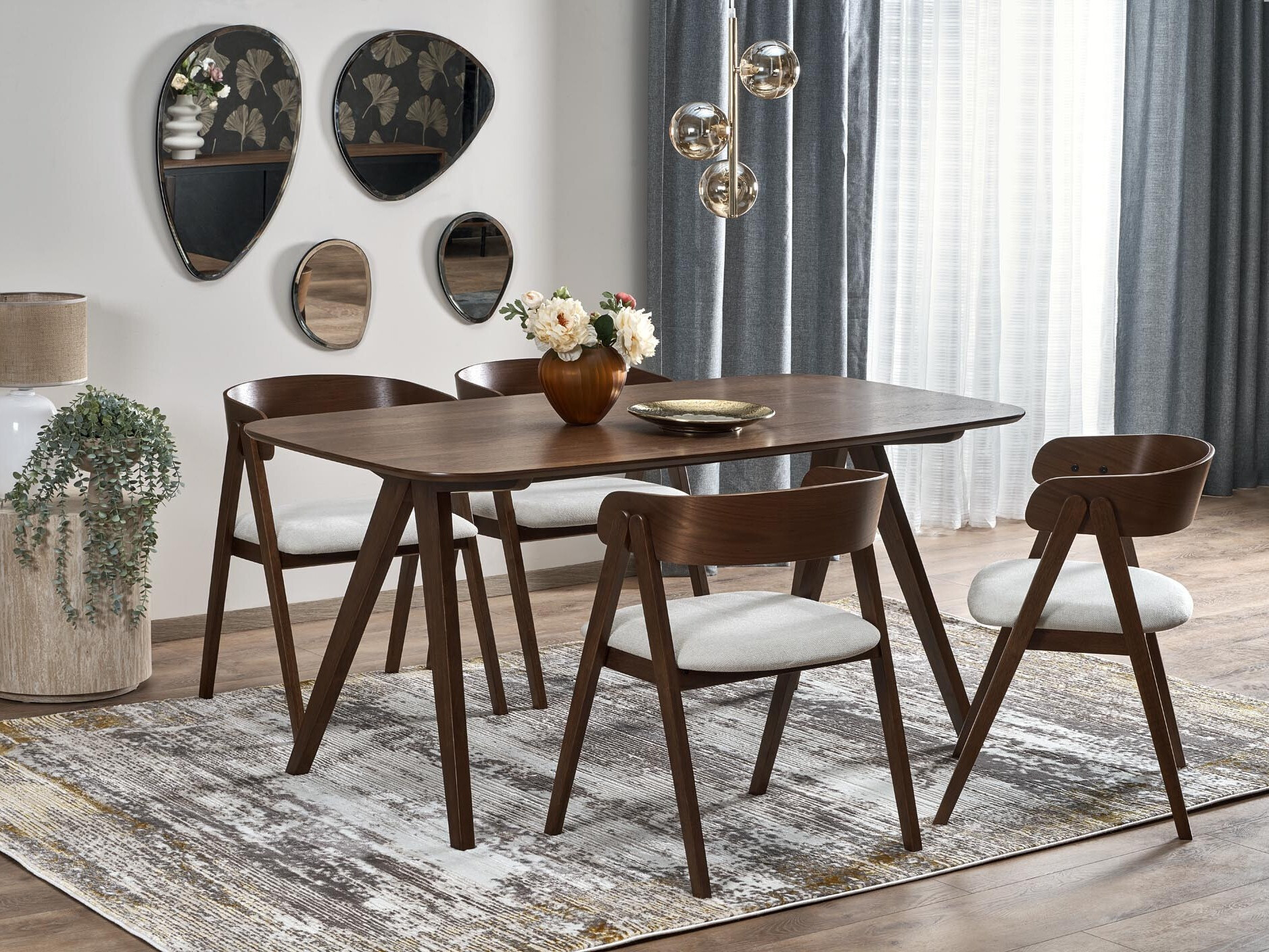 Маса и столове за трапезария Houston 1748