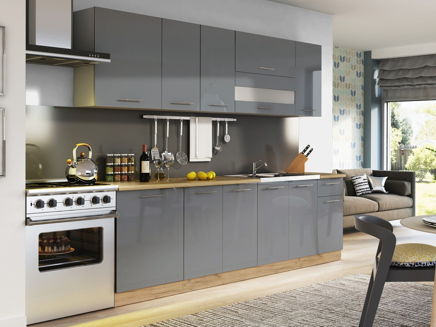 Вратичка съдомиялна Tiffa Grey 124