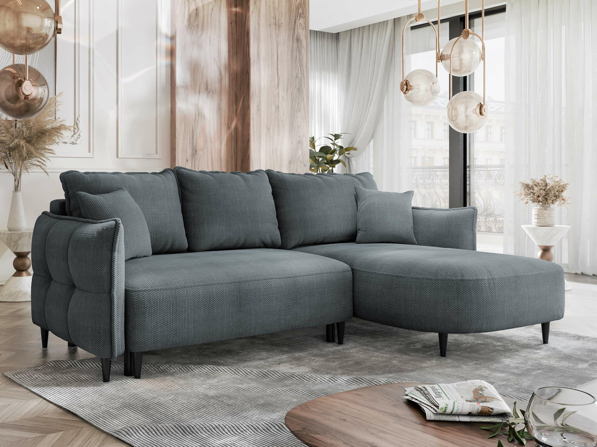 Ъглов диван TrendyNest Ocelis (Onega 07)