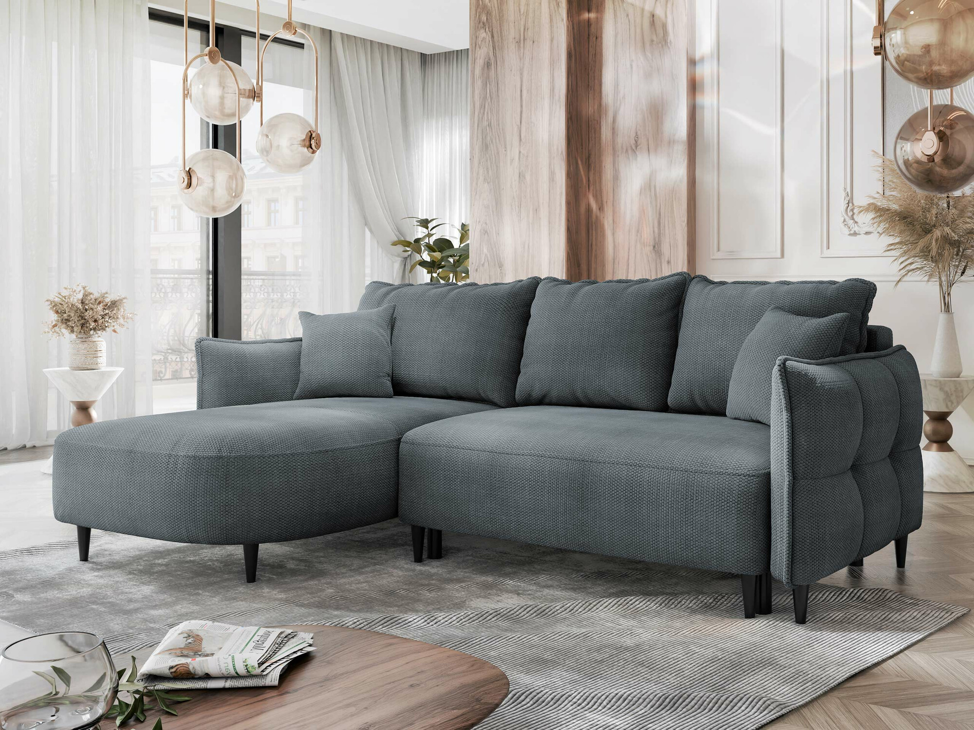 Ъглов диван TrendyNest Ocelis (Onega 07)