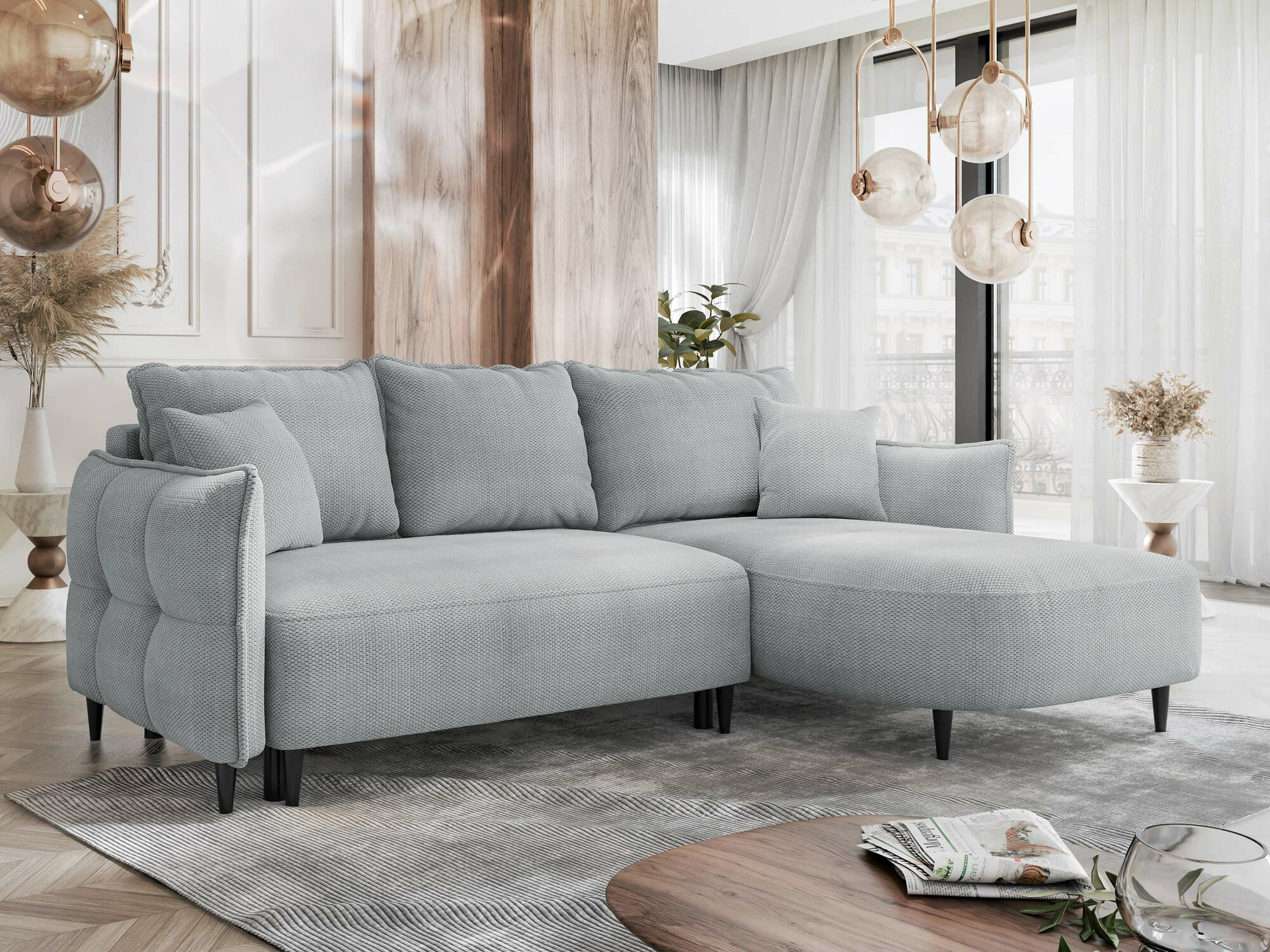 Ъглов диван TrendyNest Ocelis (Onega 08)
