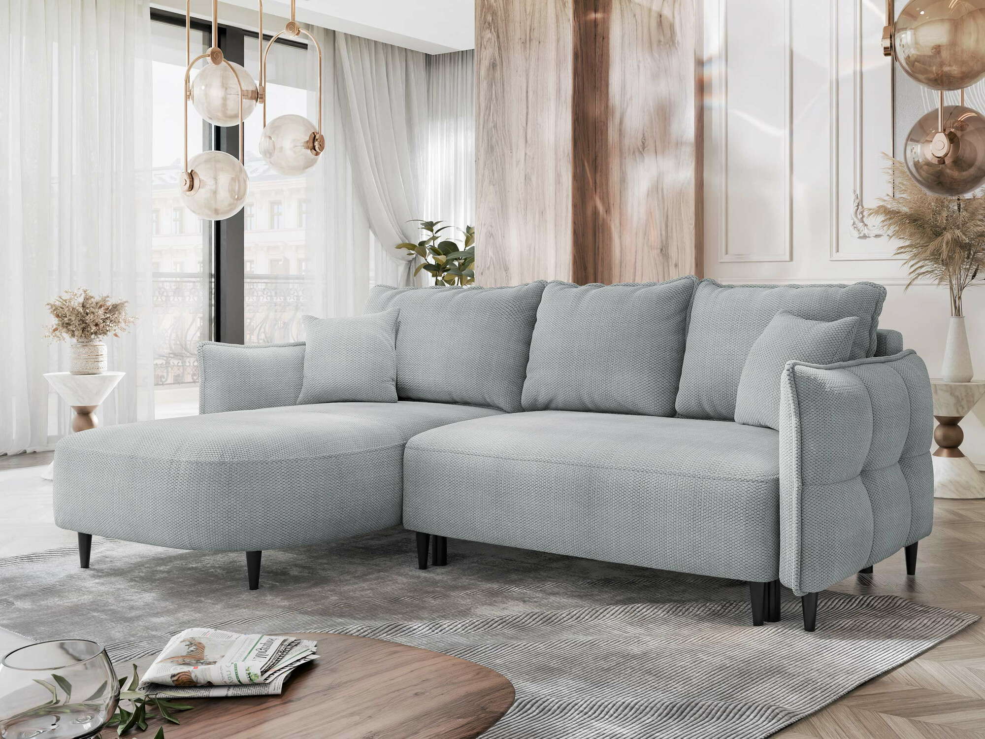 Ъглов диван TrendyNest Ocelis (Onega 08)