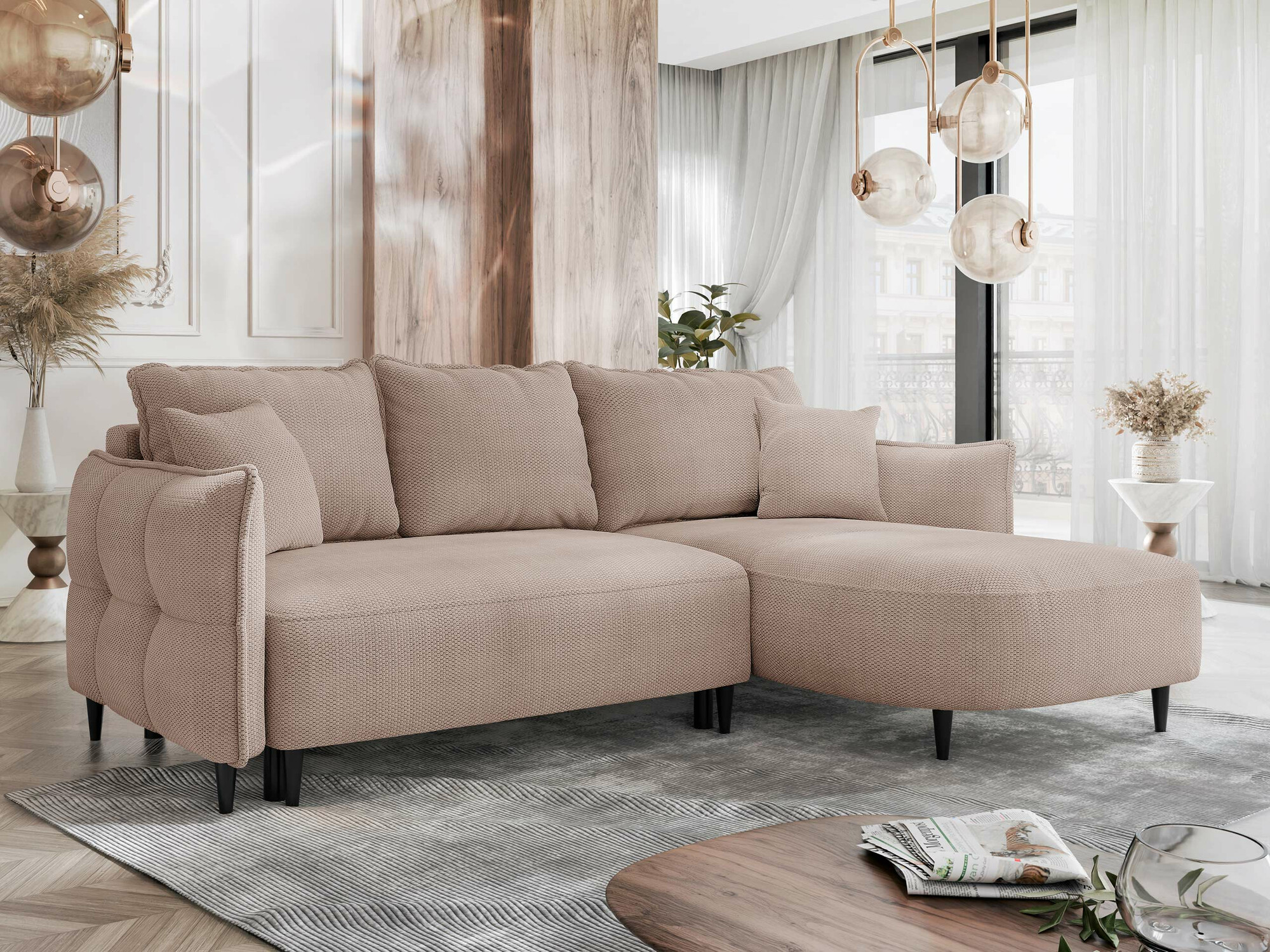 Ъглов диван TrendyNest Ocelis (Onega 15)