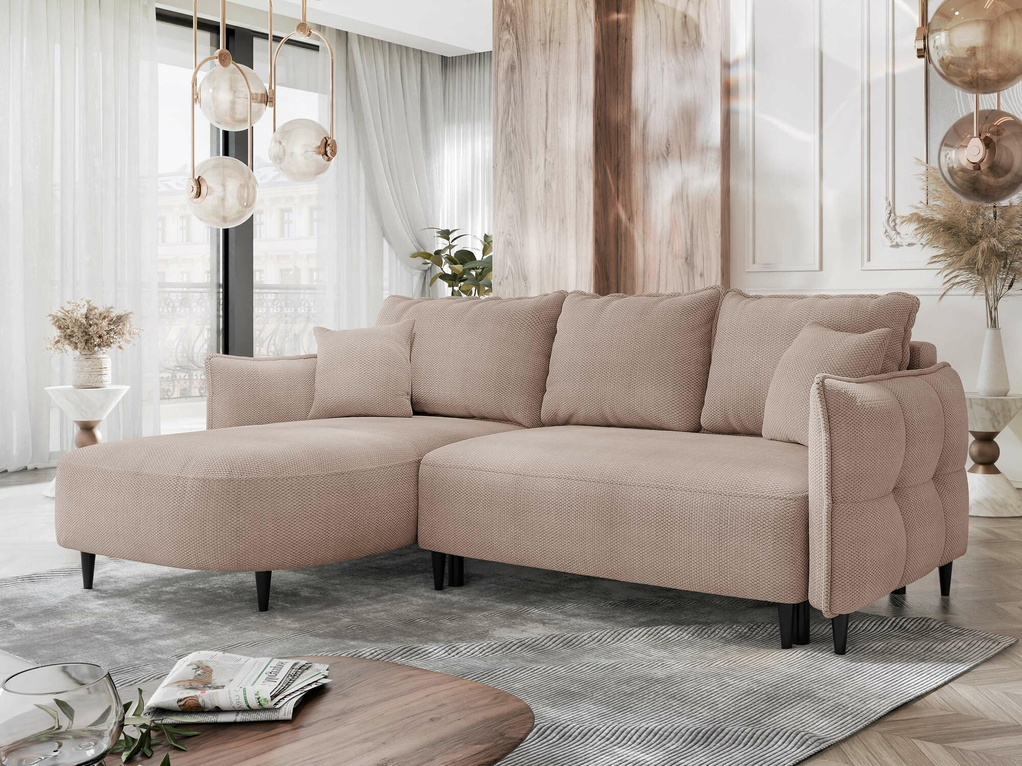 Ъглов диван TrendyNest Ocelis (Onega 15)
