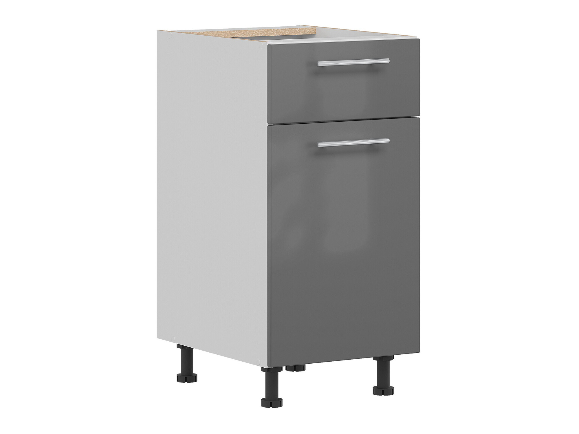 Модулен шкаф с чекмедже и врати Tiffa Grey 138