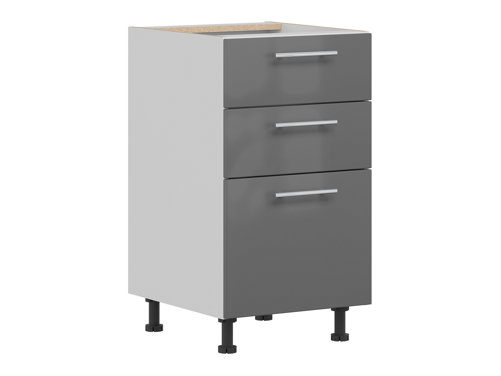 Модулен шкаф с чекмеджета Tiffa Grey 139