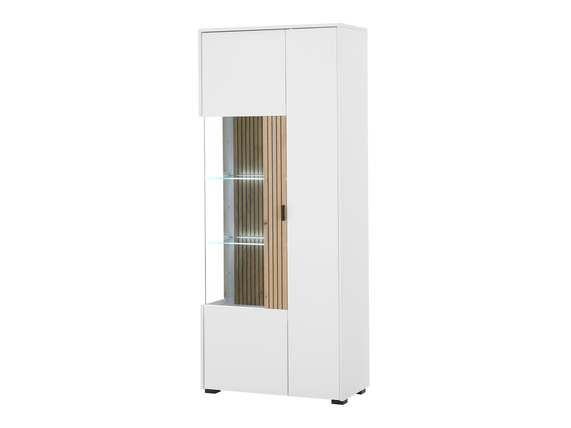 Етажерка Belmelu 103 (Бял + Дъб)