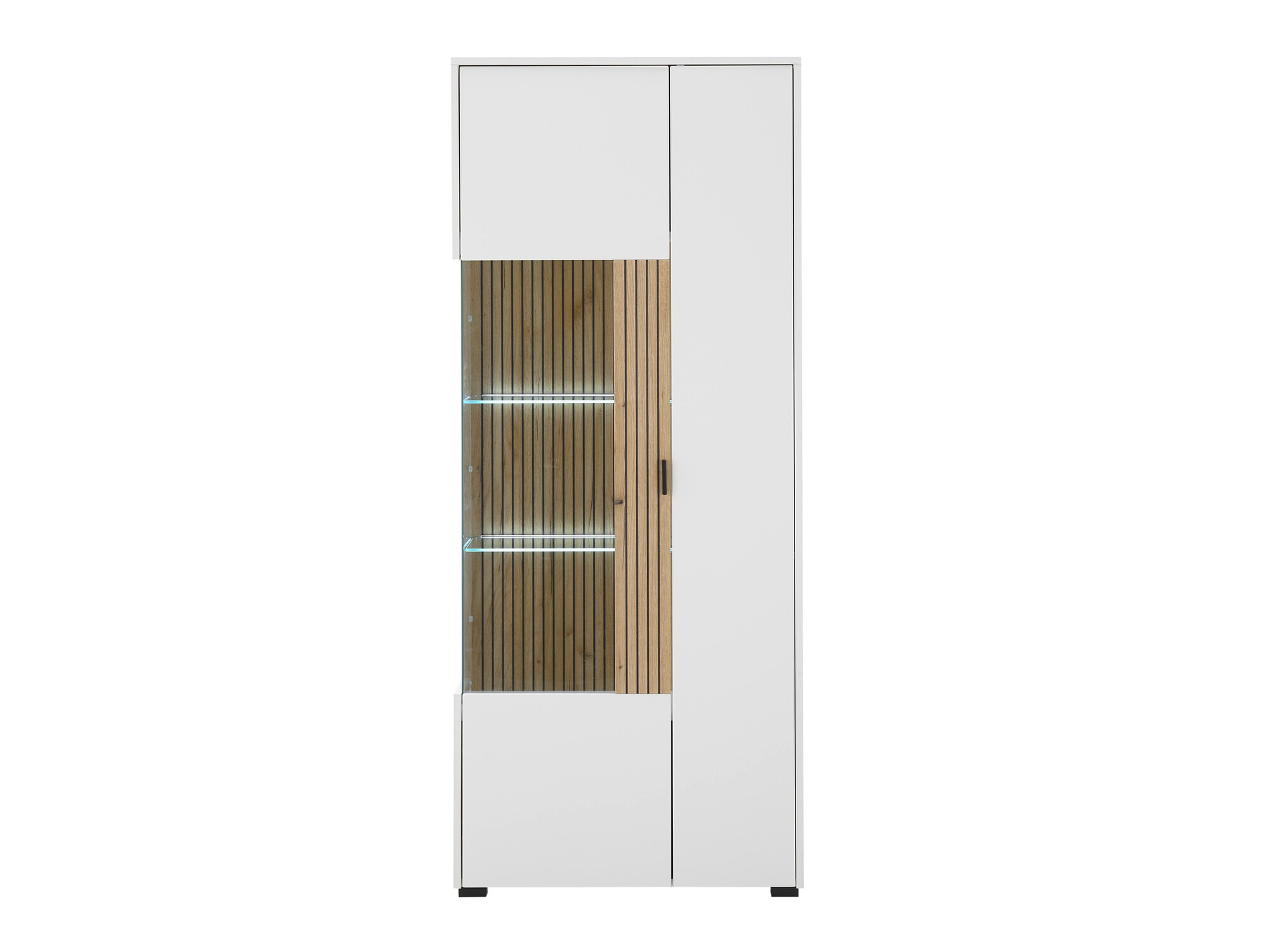 Етажерка Belmelu 103 (Бял + Дъб)