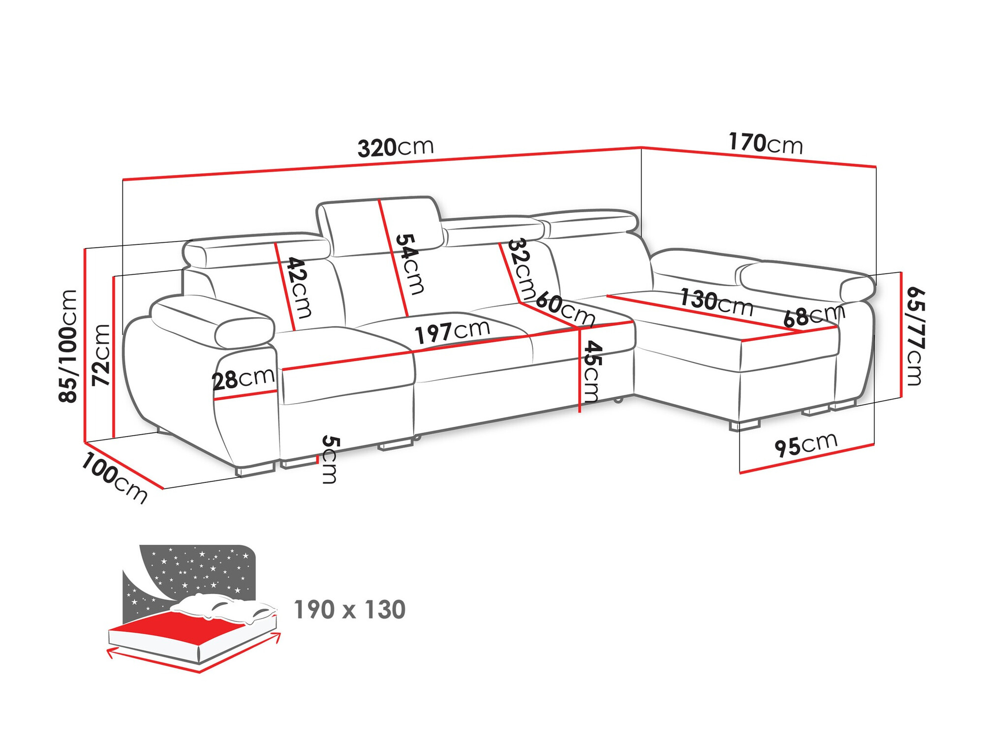 Ъглов диван Columbus 227 (Aragon 03)