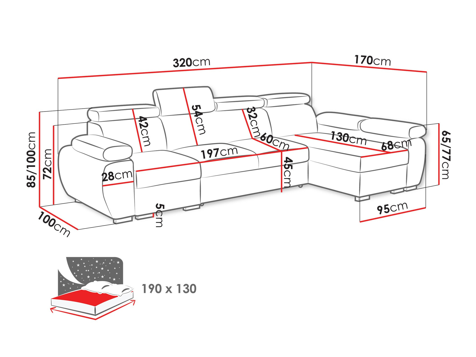 Ъглов диван Columbus 227 (Kronos 22)