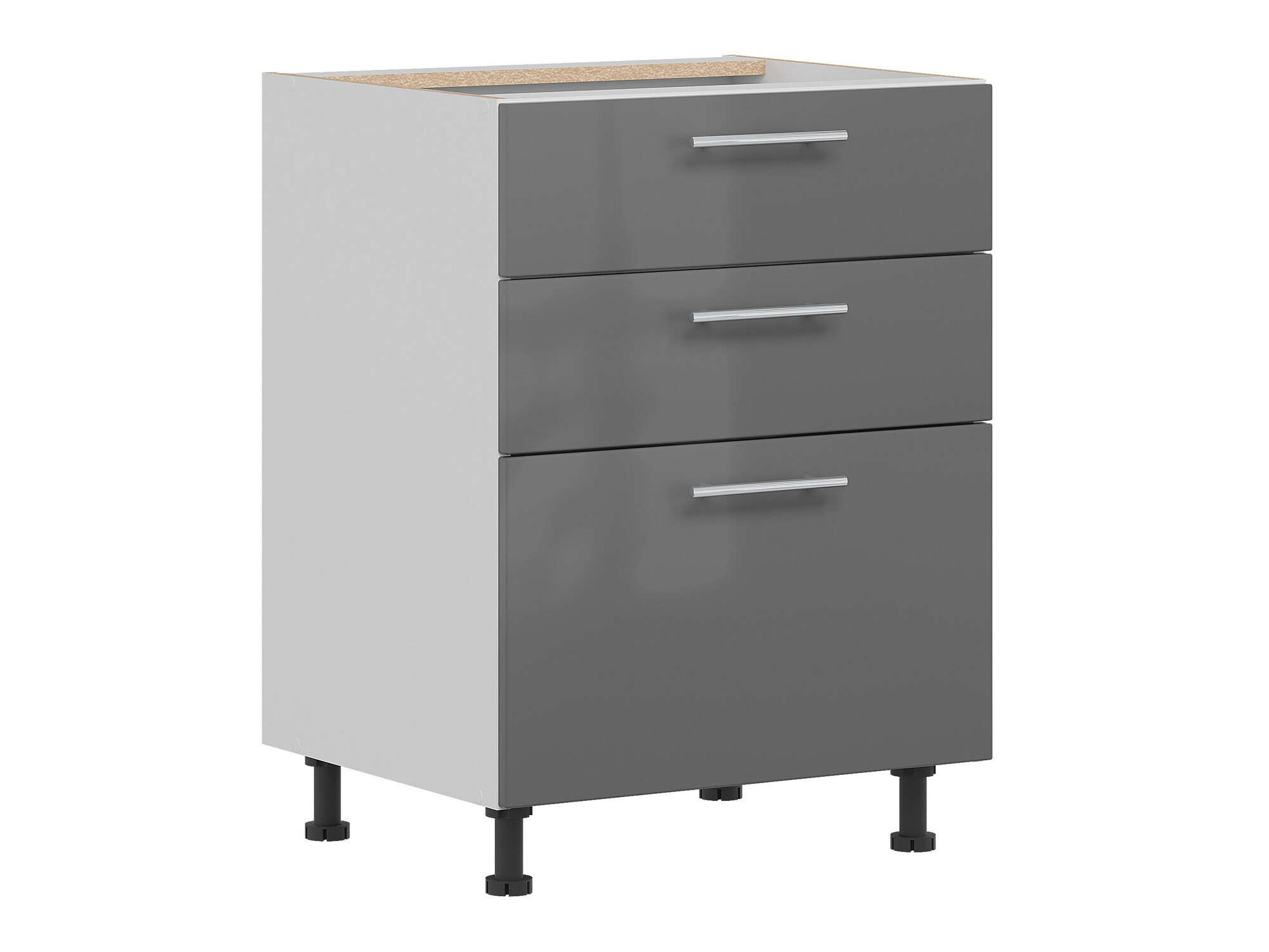 Модулен шкаф с чекмеджета Tiffa Grey 142