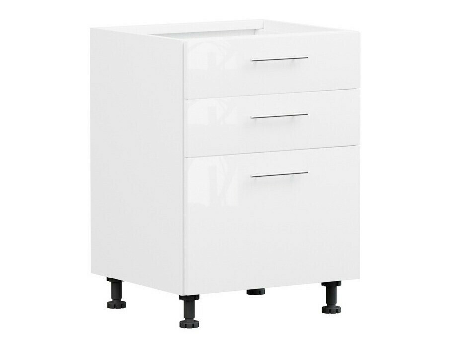 Модулен шкаф с чекмеджета Tiffa White 145