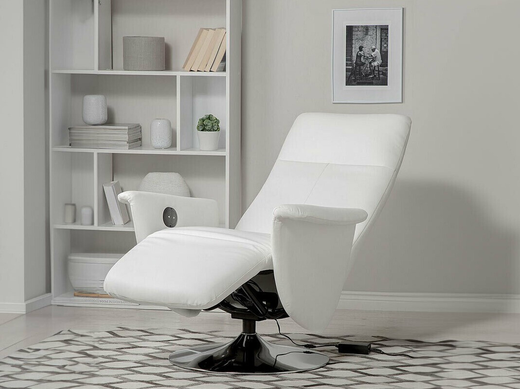 Реклайнер Berwyn 1313 (Бял)