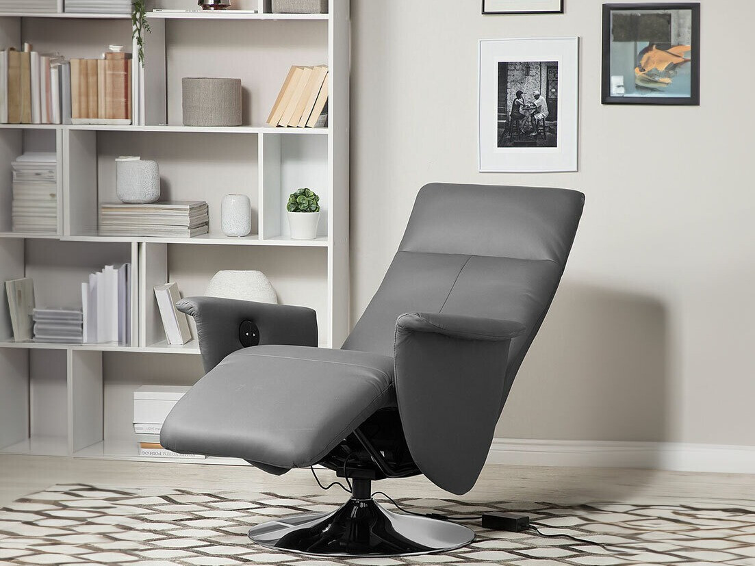 Реклайнер Berwyn 1313 (Сив)