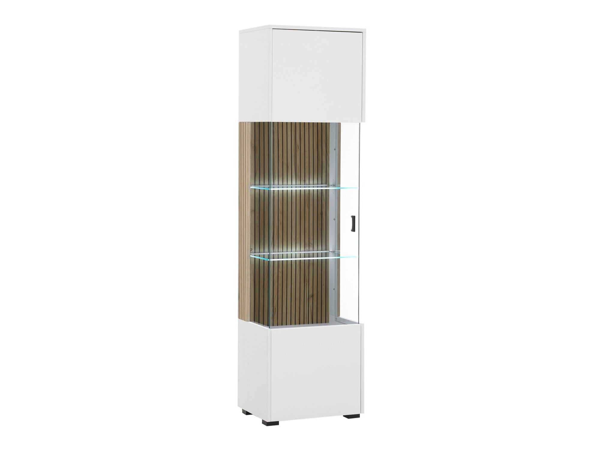 Етажерка Belmelu 104 (Бял + Дъб)