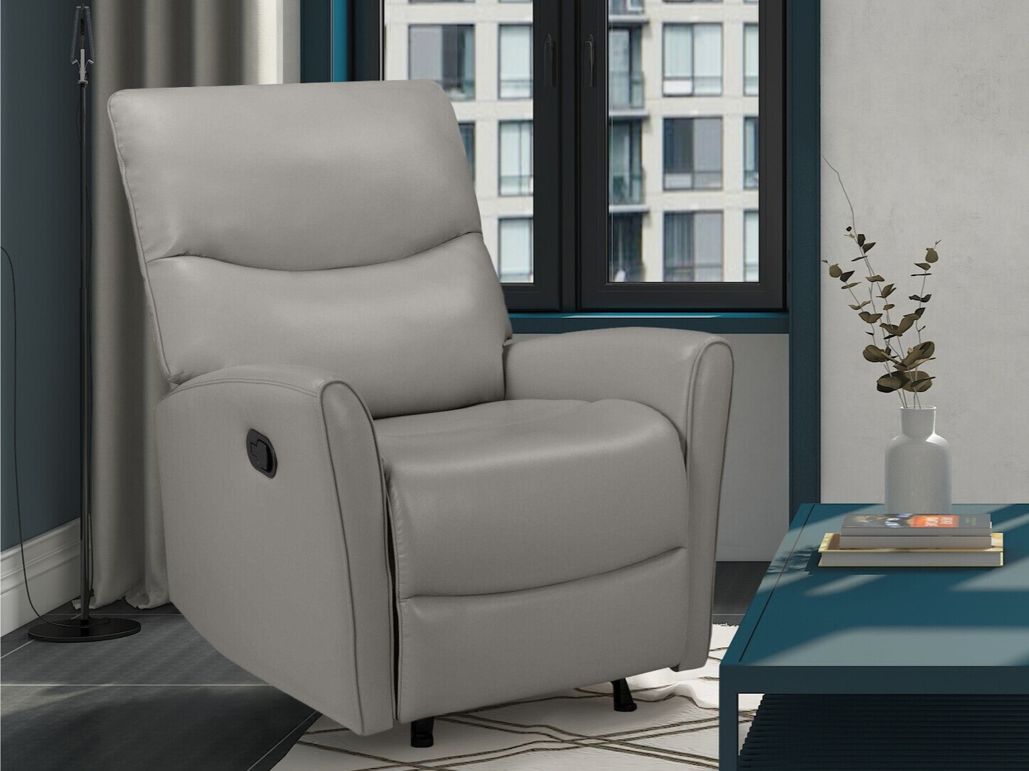 Реклайнер Denton 1345 (Сив)