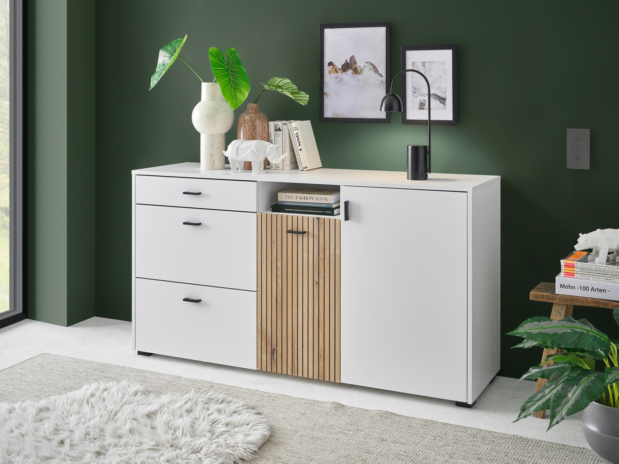 Скрин Belmelu 107 (Бял + Дъб)