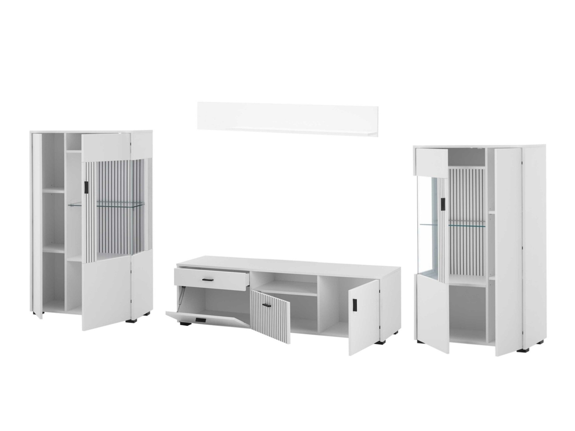 Комплект за хол Belmelu 122 (Бял)