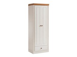 Гардероб Saltoro 137 (Бял + Меден дъб)