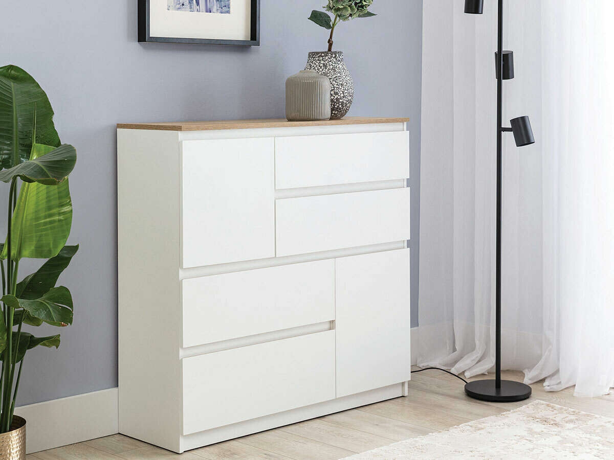 Скрин Catelbi 105 (Бял + Дъб)