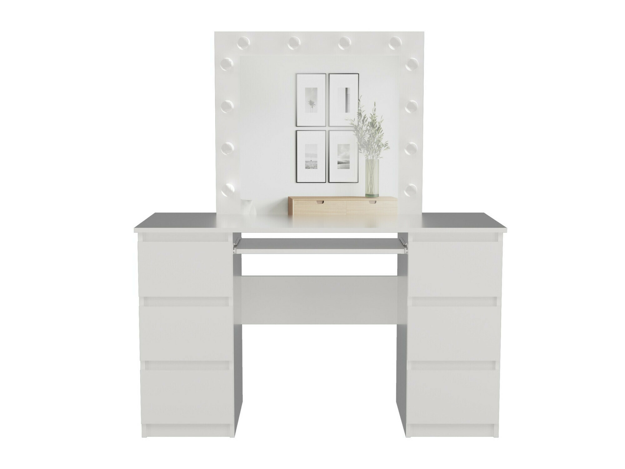 Тоалетка Mandeville 153 (Бял)